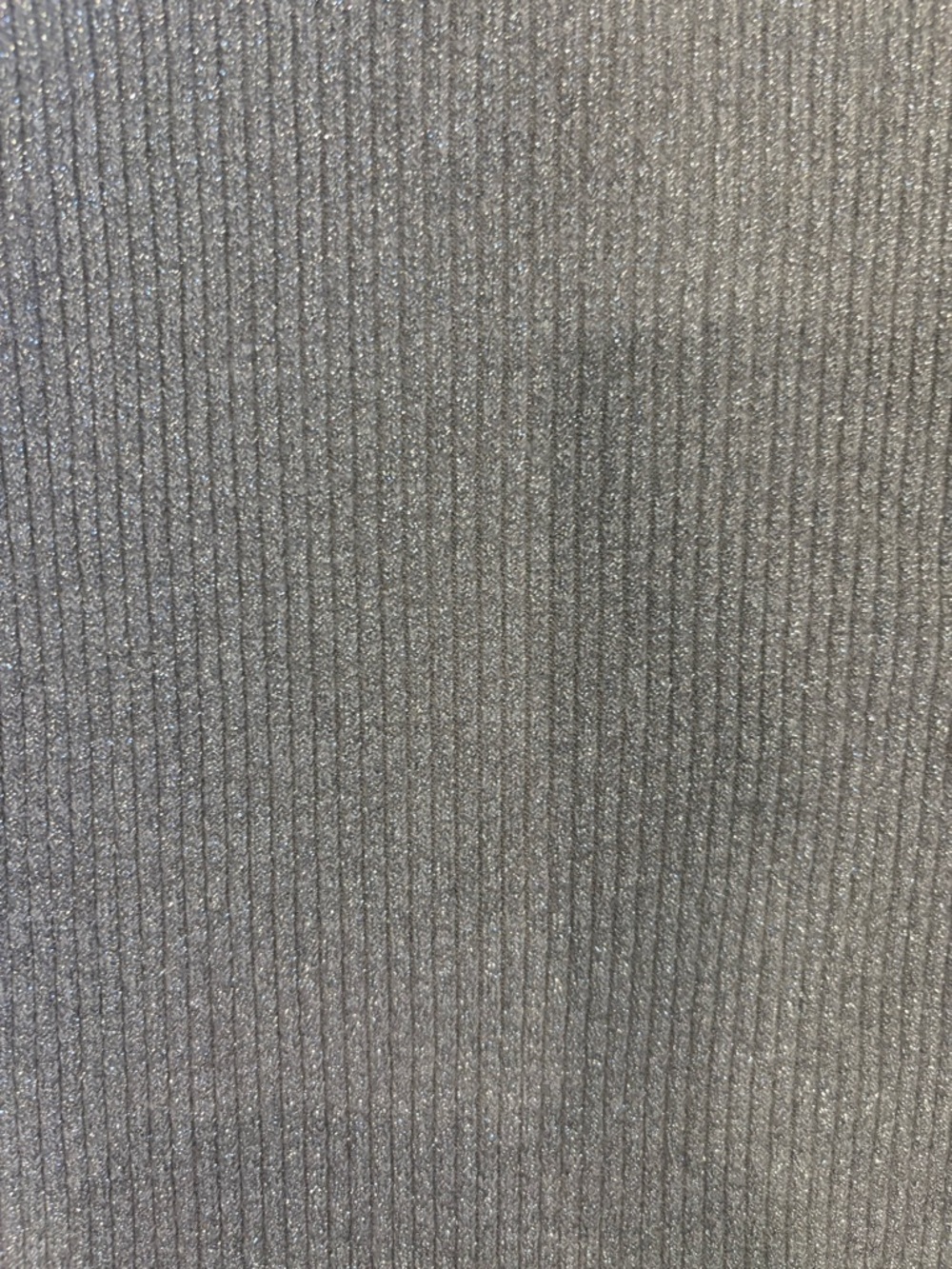 Finity Silver Metallic Ribbed Tank - Picture 2 of 3